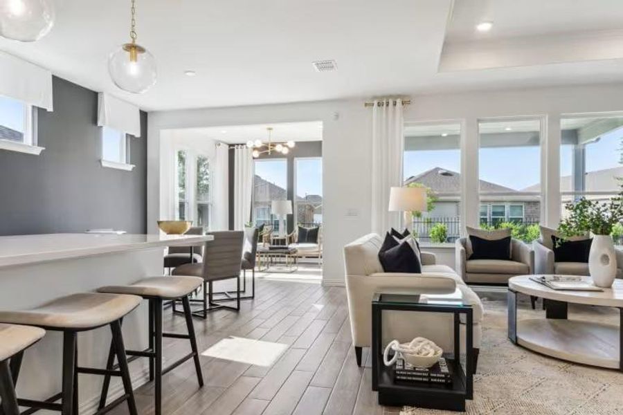 MODEL HOME images may NOT be consistent with the finished product.