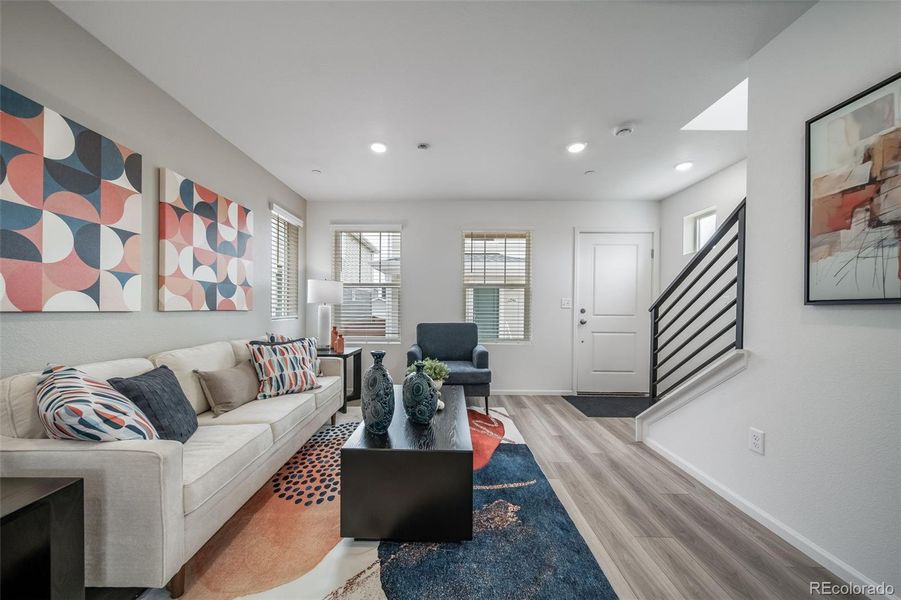 Furnished interior view inside a new home in Reunion, Commerce City (Image 36).