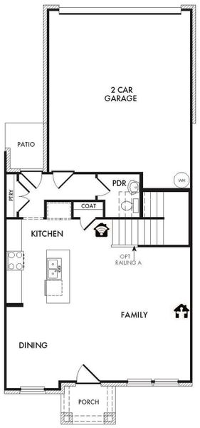 2D floor plan layout for the Buchanan by Impression Homes in Timber Ridge, Corinth, TX (Image 3). 2D floor plan layout for the Buchanan by Impression Homes in Timber Ridge, Corinth, TX (Image 3).