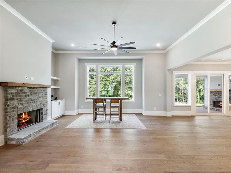 Furnished interior view inside a new home in Old Town Estates, Dacula (Image 32).