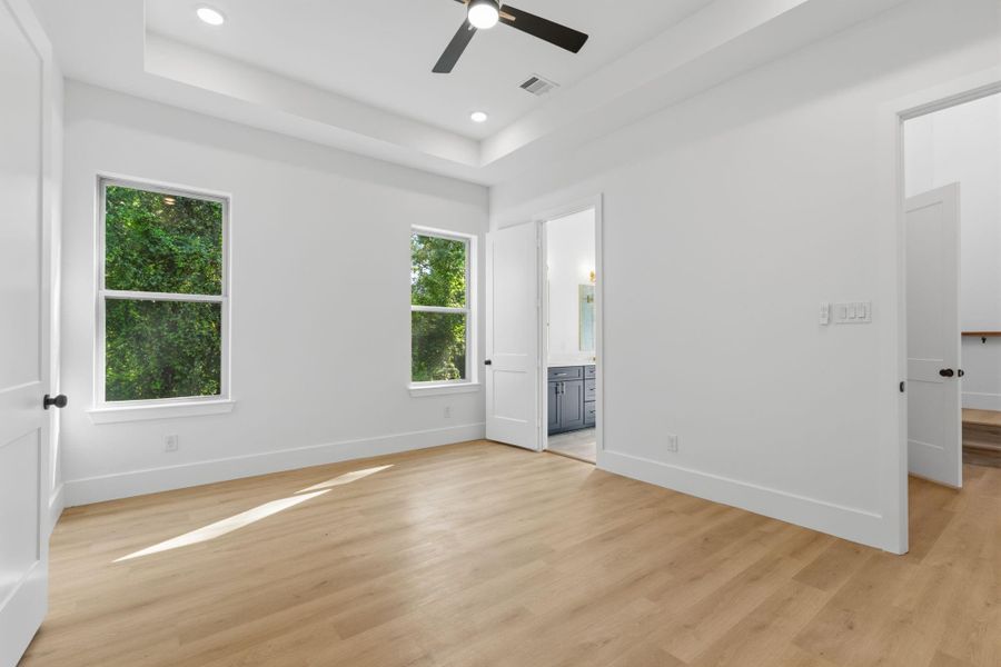 Spacious, unfurnished interior of a new home in , Cypress (Image 31).