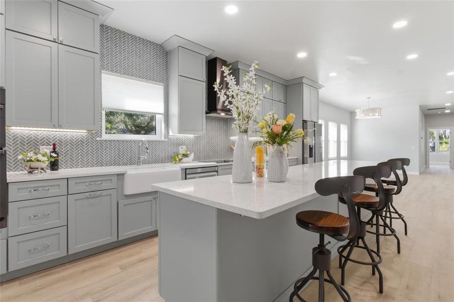 Furnished interior view inside a new home in , St. Petersburg (Image 12).