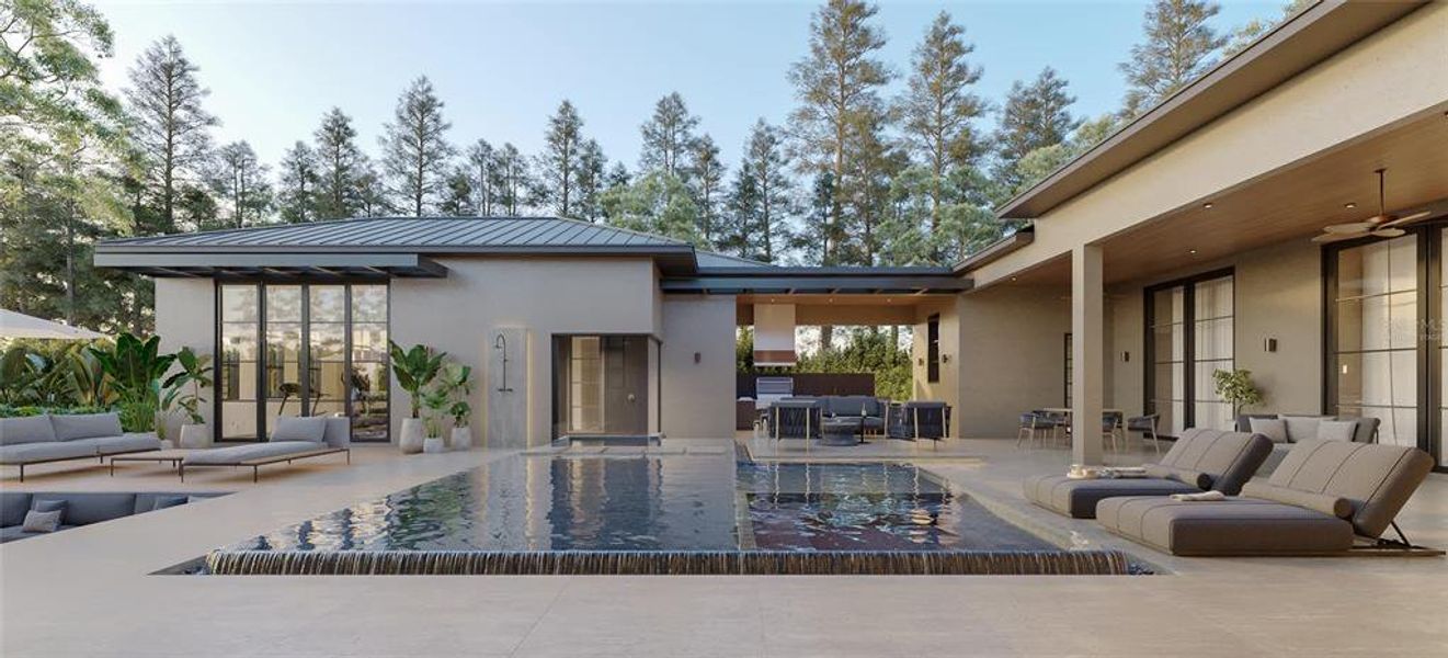 Exterior details and patio area of a home in , Montverde (Image 23).