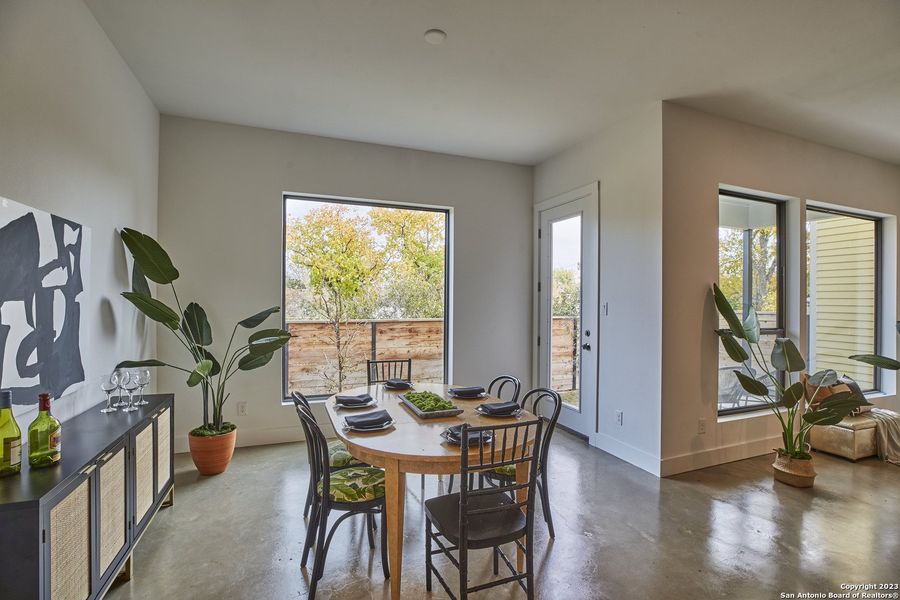 Furnished interior view inside a new home in , San Antonio (Image 6). Furnished interior view inside a new home in , San Antonio (Image 6).