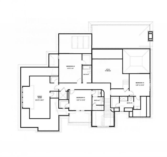 2D floor plan layout of this home in , Canton, GA (Image 4).