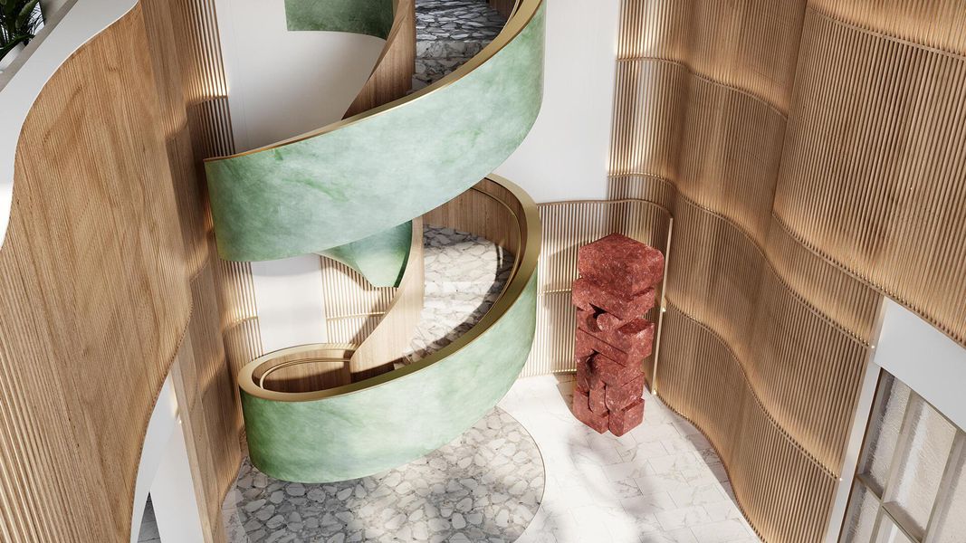 Furnished interior view inside a new home in , Pompano Beach (Image 12).