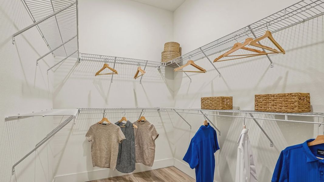 Oleander Primary Suite En Suite Closet by DRB Homes in Ardisia Park in New Smyrna Beach, FL