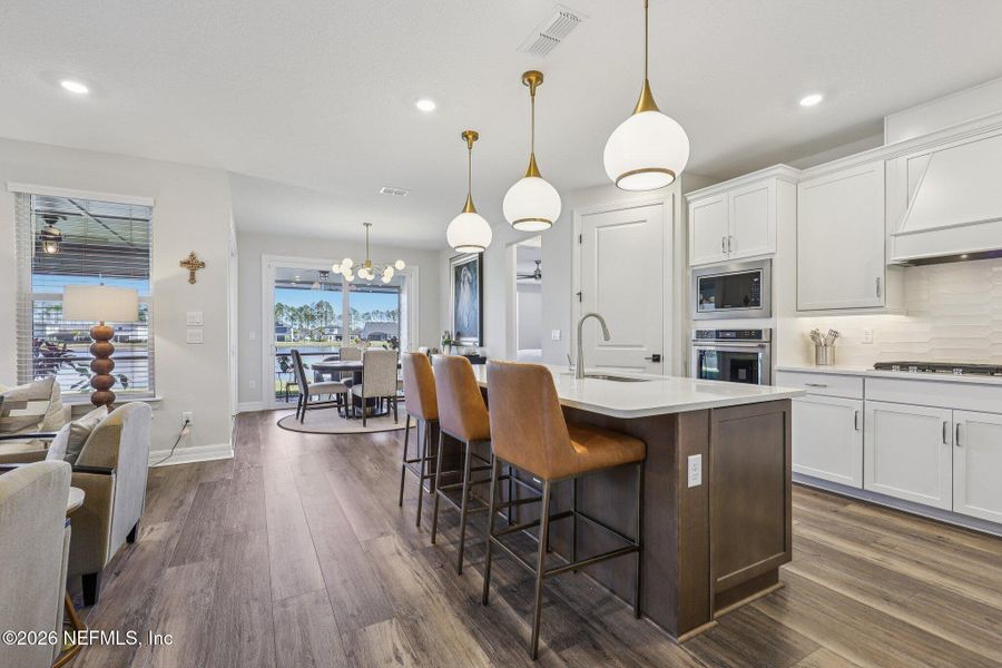 Furnished interior view inside a new home in , St. Augustine (Image 9).