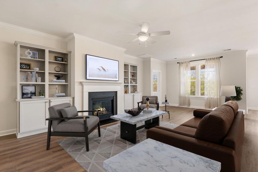 Representative furnished interior of a home built from the Hunter - Vanguard Collection by Mungo Homes in Arcadia, Myrtle Beach (Image 6).