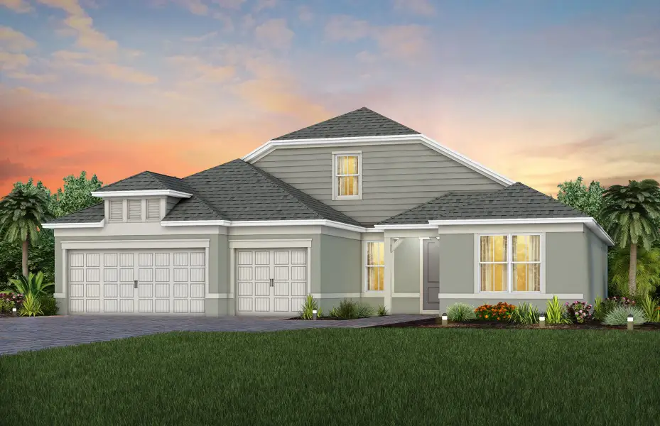 Representative exterior photo of a completed home built from the Stellar Grand by Pulte Homes in Stonehill, Howey-in-the-Hills, FL (Image 14).