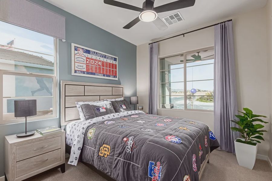 Representative furnished interior of a home built from the Granite Vista Avanti - Plan 2028 by Elliott Homes in Avanti at Granite Vista, Waddell (Image 14).