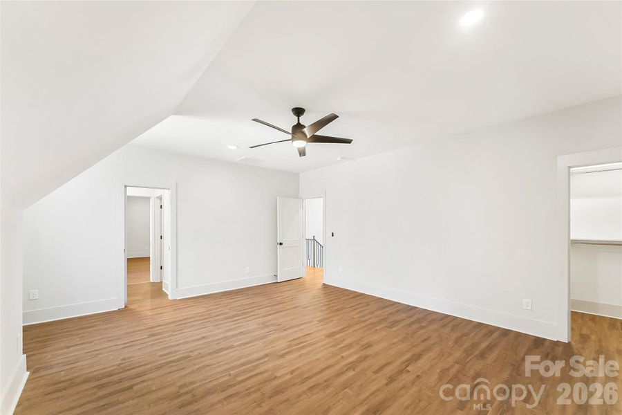 Walk in closets throughout.