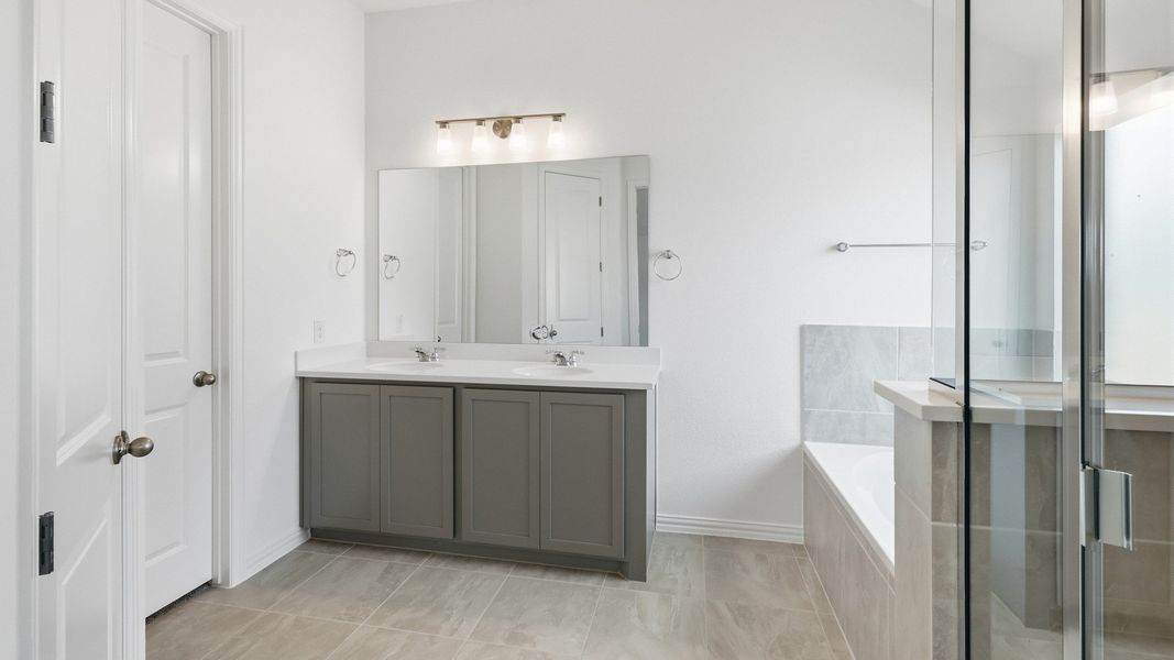 Furnished interior view inside a new home in Wildflower Ranch, Fort Worth (Image 33).