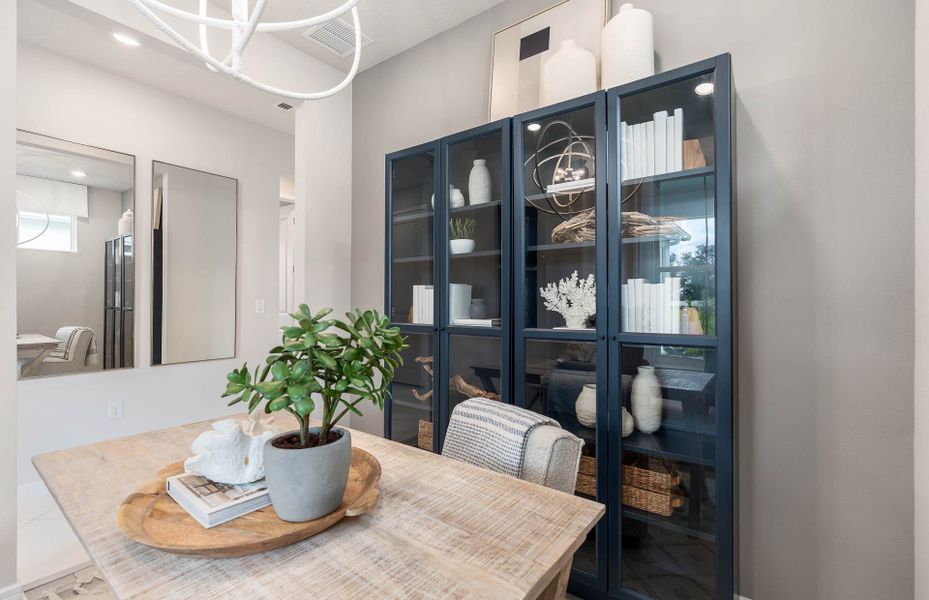 Furnished interior view inside a new home in Del Webb Sunbridge, St. Cloud (Image 40).