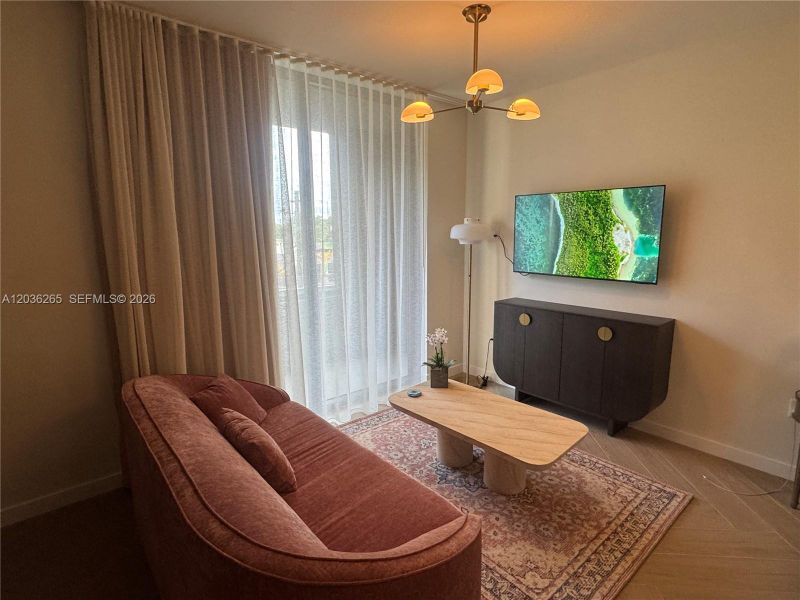 Furnished interior view inside a new home in , Miami (Image 2). Furnished interior view inside a new home in , Miami (Image 2).