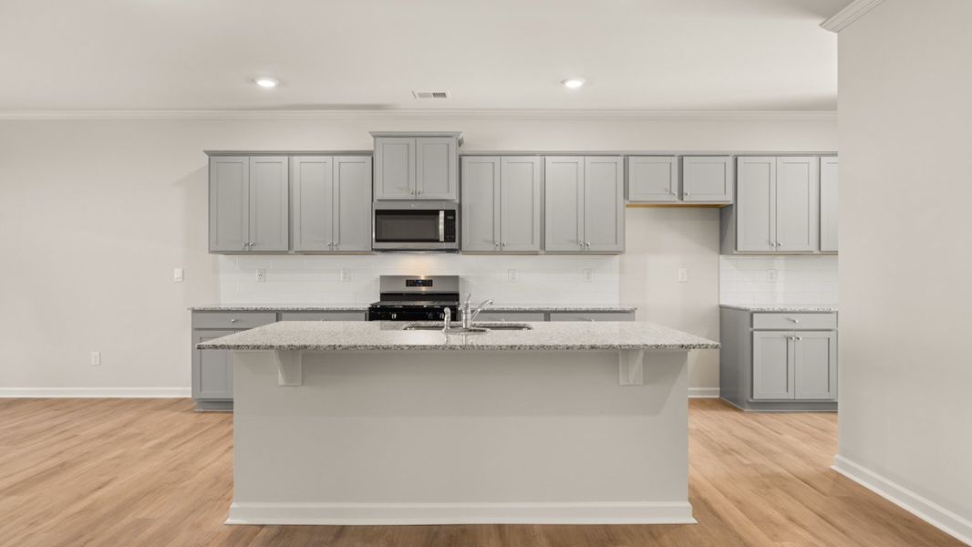 Representative furnished interior of a home built from the Halton by D.R. Horton in Northwoods at Mirror Lake, Villa Rica (Image 6).