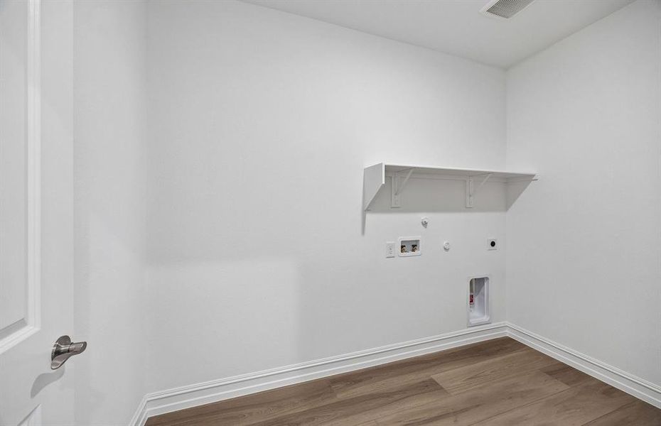 Laundry room on first level