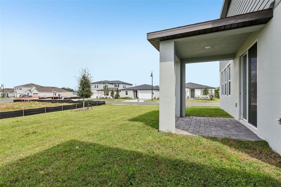 Exterior details and patio area of a home in Crosswinds - Classic Series, Haines City (Image 2). Exterior details and patio area of a home in Crosswinds - Classic Series, Haines City (Image 2).