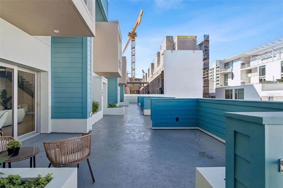 Exterior details and patio area of a home in , Sarasota (Image 27).