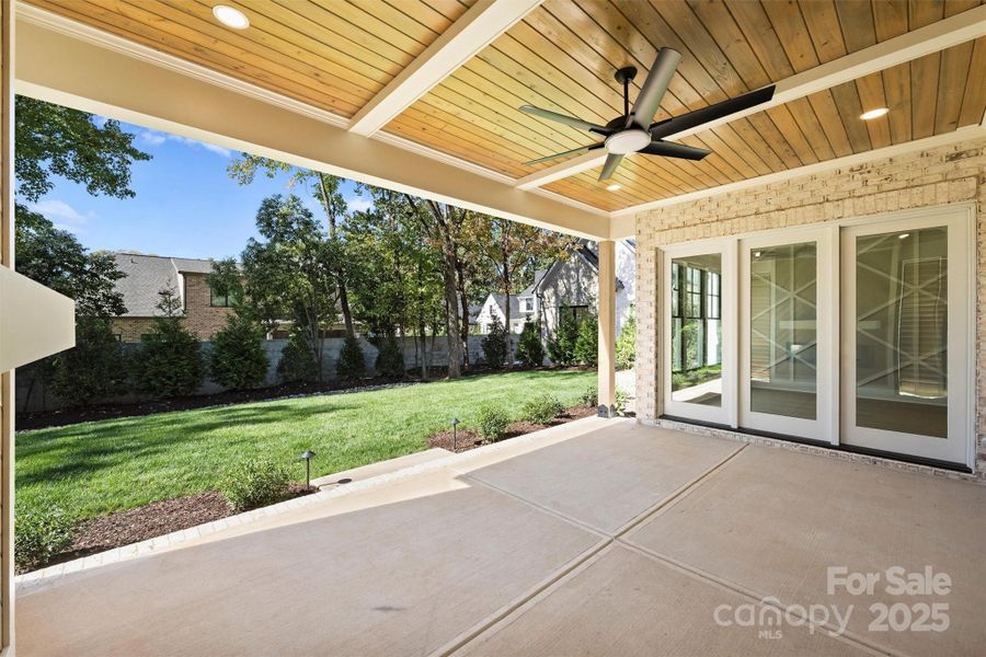 Exterior details and patio area of a home in , Charlotte (Image 28).