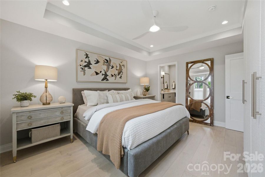 Furnished interior view inside a new home in , Charlotte (Image 32).