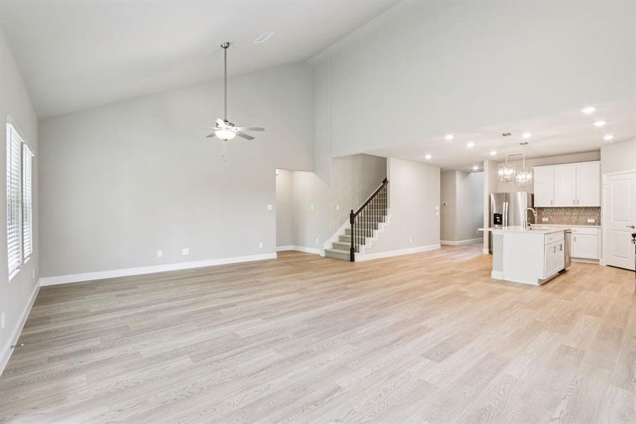 Spacious, unfurnished interior of a new home in Parks at Foster Crossing - Premier Series, Anna (Image 22). Spacious, unfurnished interior of a new home in Parks at Foster Crossing - Premier Series, Anna (Image 22).