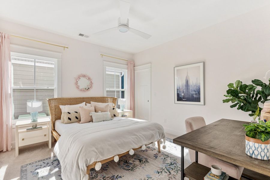 Furnished interior view inside a new home in Central Park, James Island (Image 19).