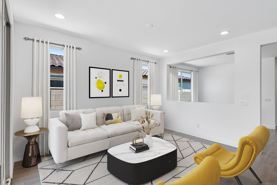 Furnished interior view inside a new home in Estrella, Goodyear (Image 8).