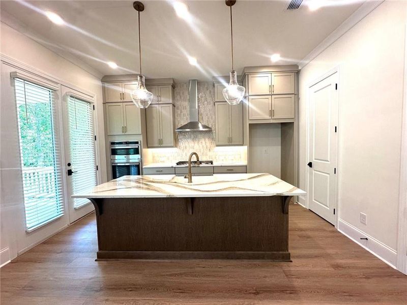Furnished interior view inside a new home in Waterhaven, Cumming (Image 18).