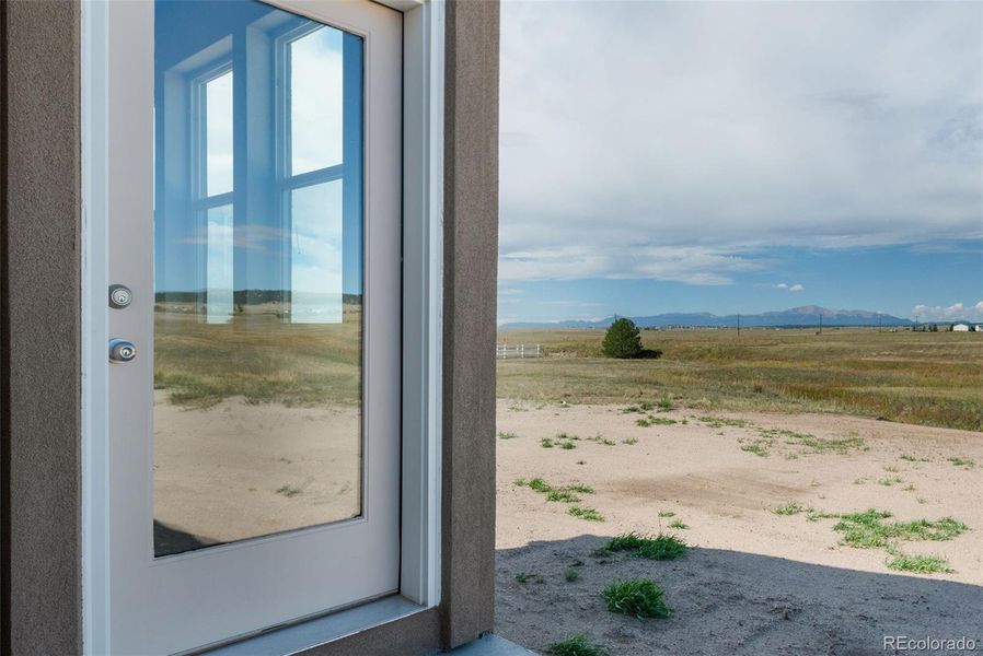 Exterior details and patio area of a home in , Pueblo West (Image 33).
