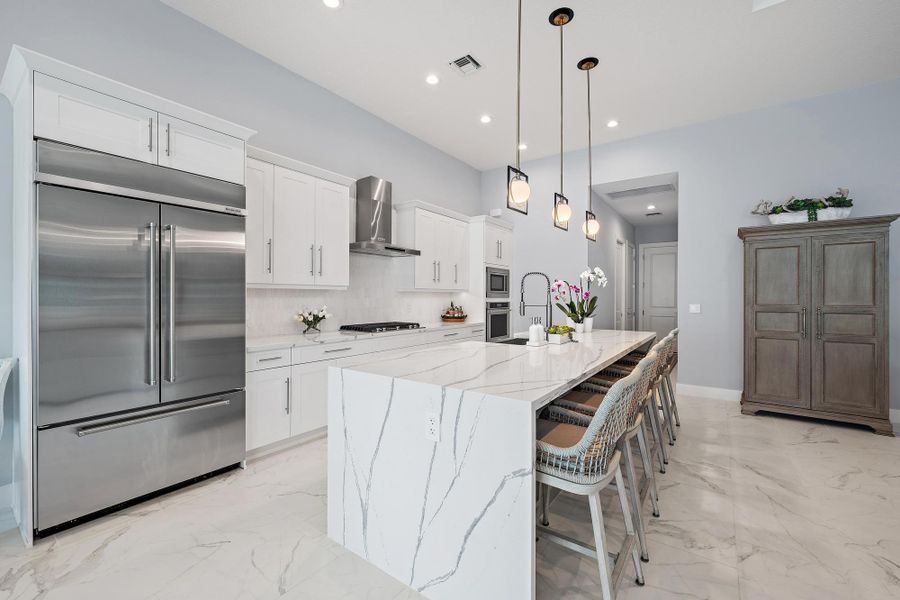 Furnished interior view inside a new home in , Palm Beach Gardens (Image 17).