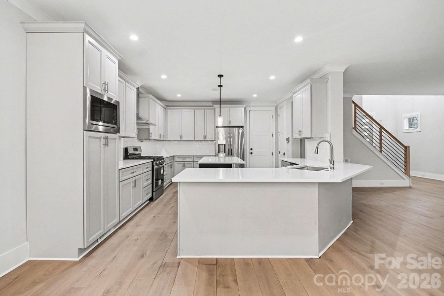 Furnished interior view inside a new home in , Charlotte (Image 13).