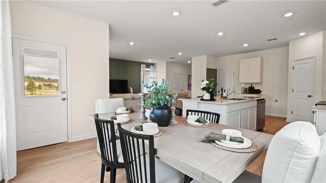Furnished interior view inside a new home in Wellness Ridge, Clermont (Image 7).
