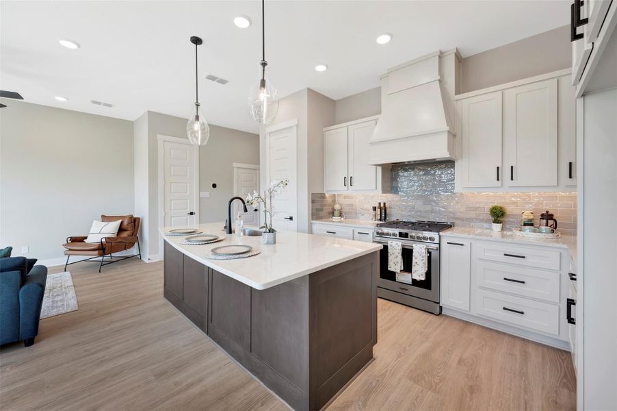 Furnished interior view inside a new home in Retreat at Oak Park, Houston (Image 9).