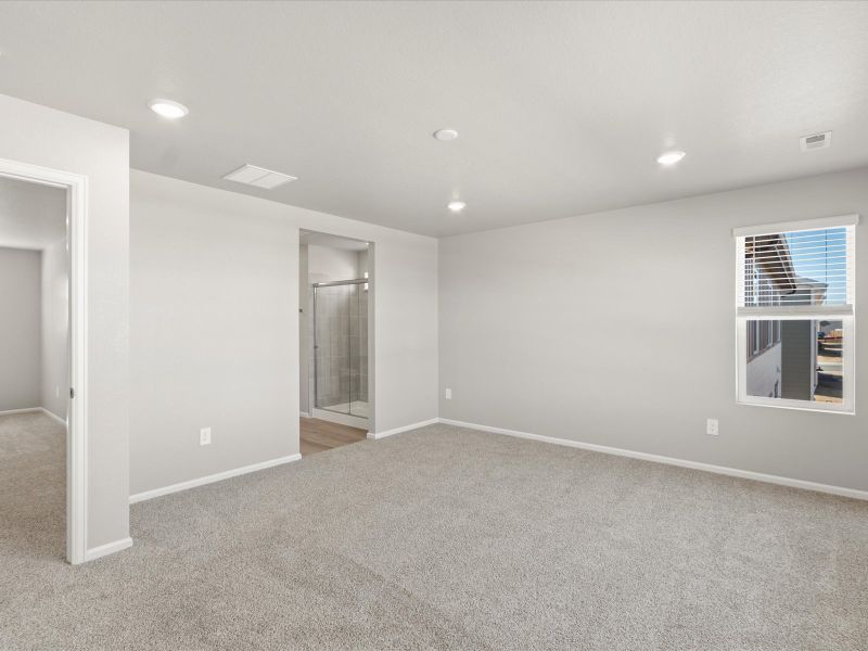 Spacious, unfurnished interior of a new home in Revere at Johnstown, Johnstown (Image 26). Spacious, unfurnished interior of a new home in Revere at Johnstown, Johnstown (Image 26).