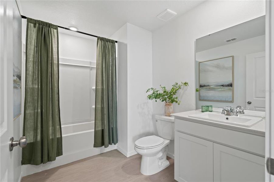 Furnished interior view inside a new home in Waterstone, Groveland (Image 4).