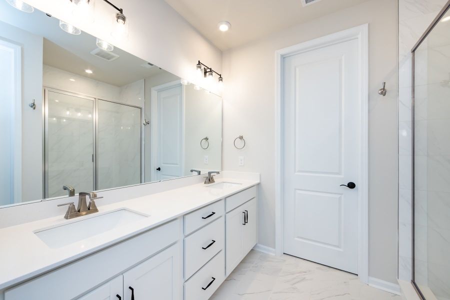 Furnished interior view inside a new home in Bellflower, Charlotte (Image 14).