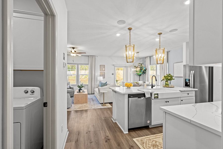 Representative furnished interior of a home built from the Julie II by Great Southern Homes in Peachtree Hills, Lexington (Image 47).