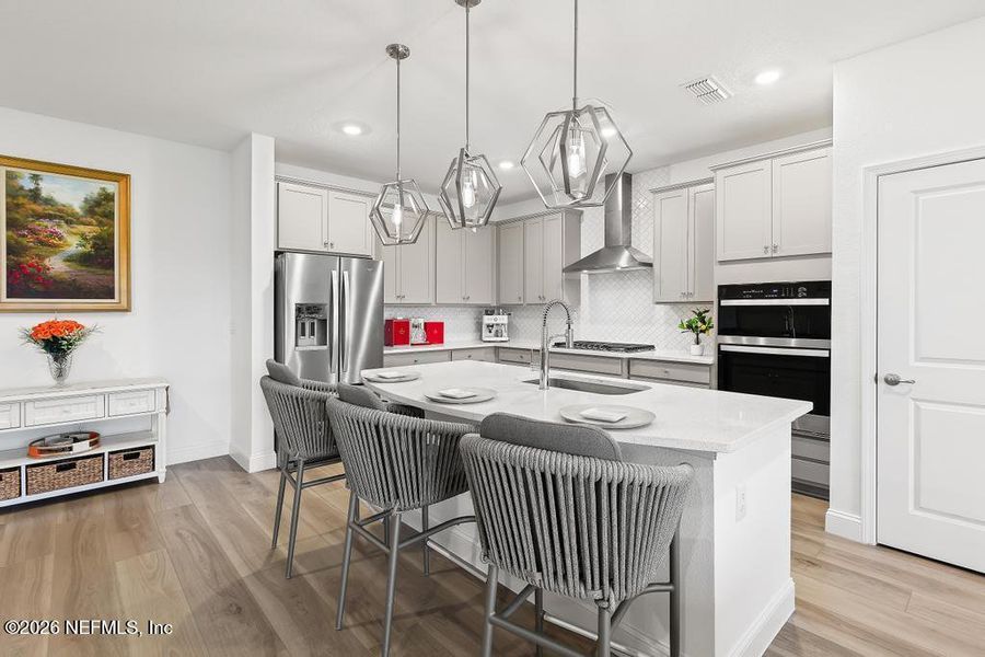 Furnished interior view inside a new home in , St. Augustine (Image 54).