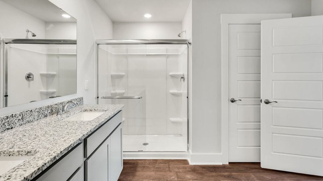 Furnished interior view inside a new home in Sidbury Station, Castle Hayne (Image 11).