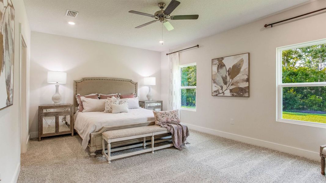 Furnished interior view inside a new home in Hodges Bayou Plantation, Panama City (Image 19).