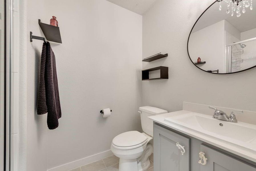 Furnished interior view inside a new home in Tesoro at Chisholm Trail Ranch, Crowley (Image 29).