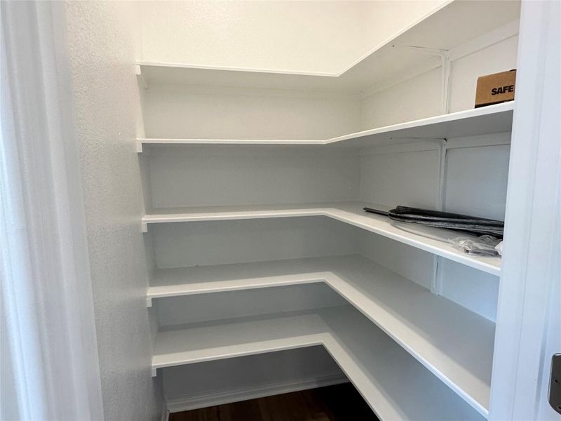 View of storage area