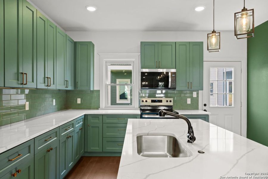Furnished interior view inside a new home in , San Antonio (Image 8).