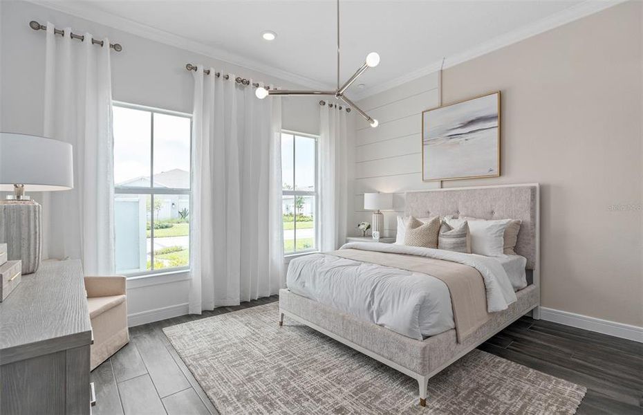 Furnished interior view inside a new home in Del Webb Oasis, Winter Garden (Image 3).