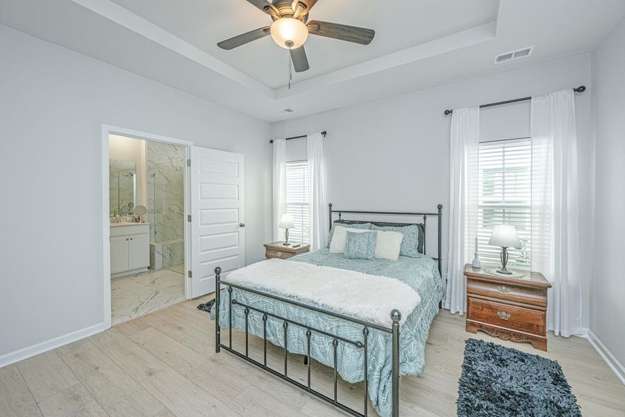 Furnished interior view inside a new home in Horizons at Summers Corner | 55+: The Cottages, Summerville (Image 13).