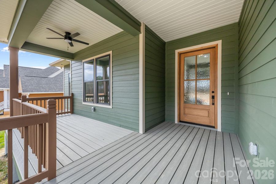 Exterior details and patio area of a home in , Statesville (Image 18).