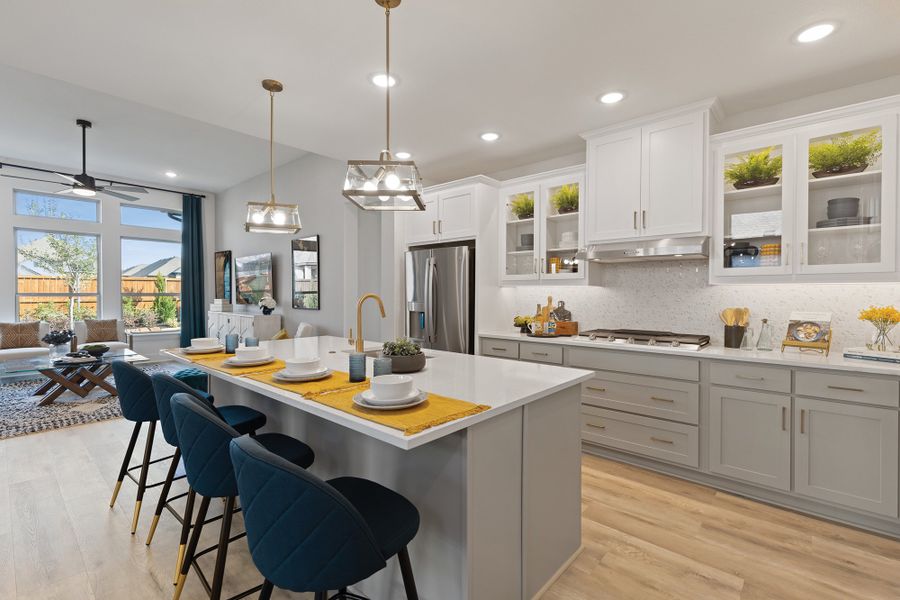 Furnished interior view inside a new home in Sandbrock Ranch, Aubrey (Image 7).