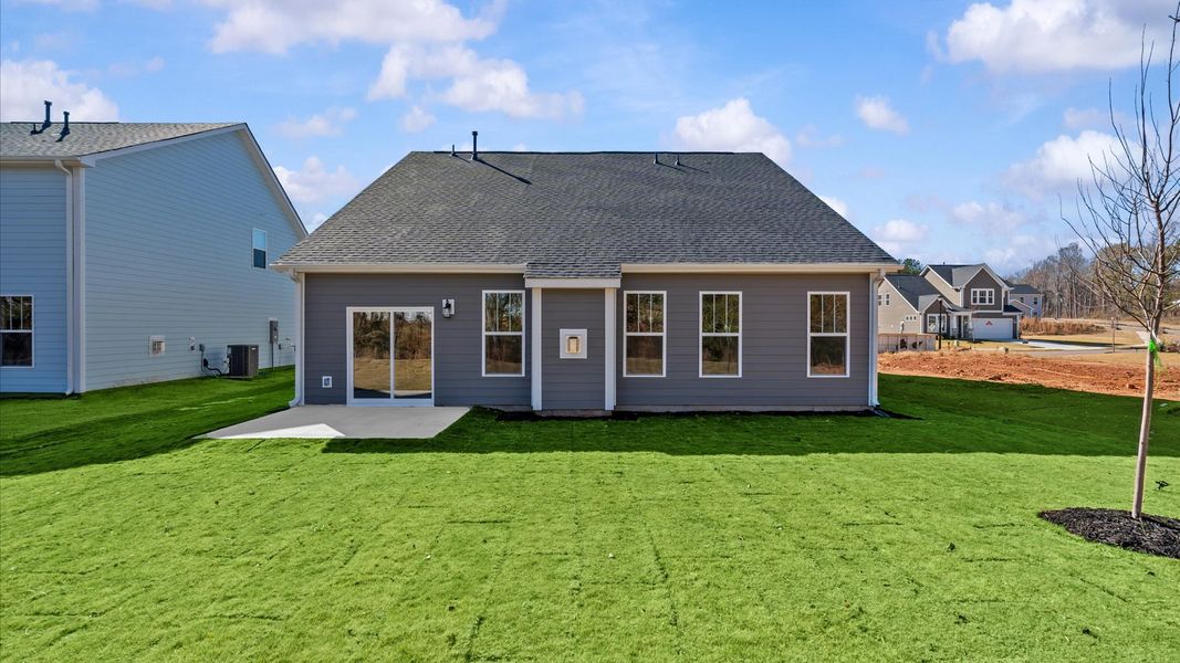 Tasteful open-concept layout in a prime two-story home by DRB Homes in desirable Anderson, SC