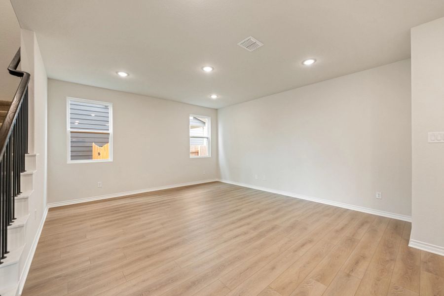 Spacious, unfurnished interior of a new home in The Cottages at Lariat, Liberty Hill (Image 33).